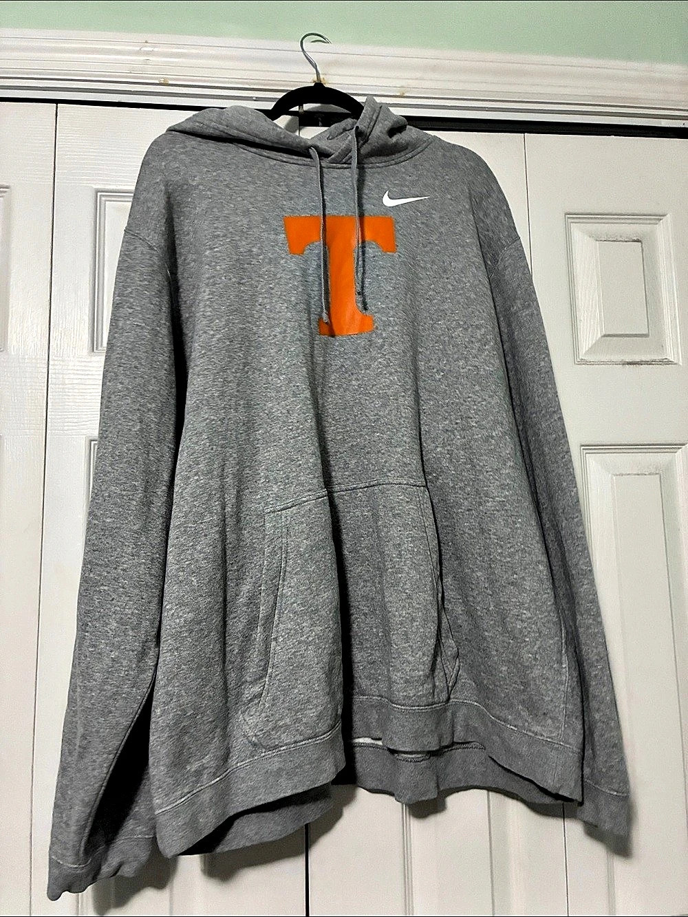 Nike Tennessee Volunteers Pullover Hoodie Men's Gray & Orange 3XL
